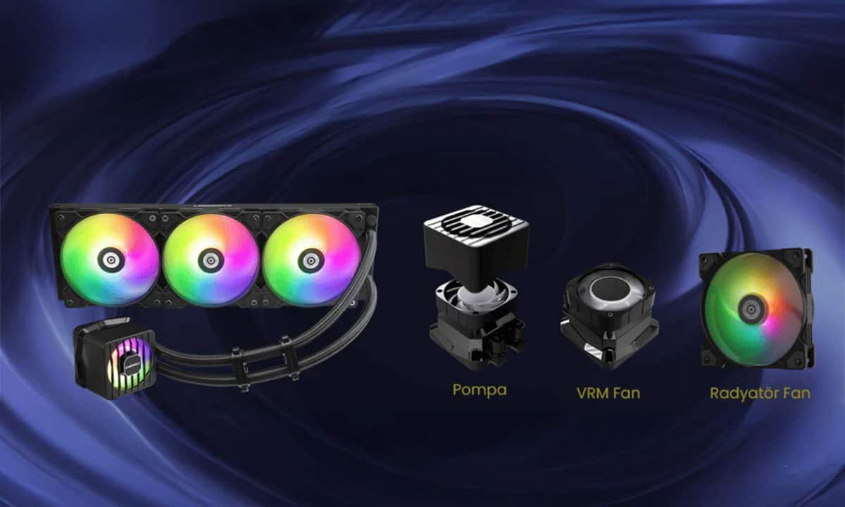 VOLLEDIG PWM-GESTUURDE CPU WATERKOELER