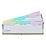 KLEVV Cras V RGB 32GB (2x16GB) 6400MHz CL32 INTEL XMP 3.0 – AMD EXPO DDR5 Heatsink Briljant Wit Ram (KD5AGUA80-64A320J)