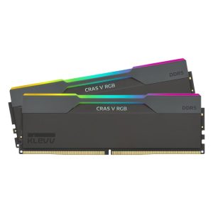 Klevv Cras V Rgb 64gb (2x32gb) 6400mhz Cl32 Intel Xmp 3.0 – Amd Expo Ddr5 Heatsink Obsidian Zwart Ram (kd5bgua80 64a320g) 1