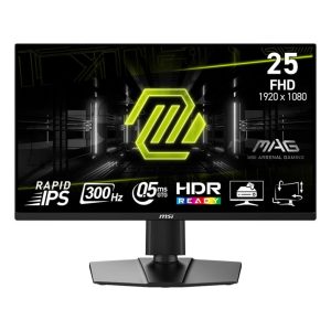 Msi Mag 255pxf 24.5 Inch 300hz 0.5ms Full Hd Adaptive Sync Rapid Ips Pivot Gaming Monitor 1