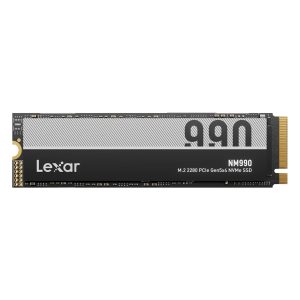 Lexar NM990 4TB NVMe PCIe Gen5 x4 SSD voor snelle gegevensoverdracht en opslag.