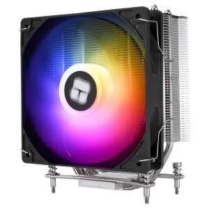 Koelventilator met kleurrijk LED-licht, geschikt voor gamers en high-performance pc builds, optimaliseert koeling en zorgt voor een stijlvolle uitstraling.